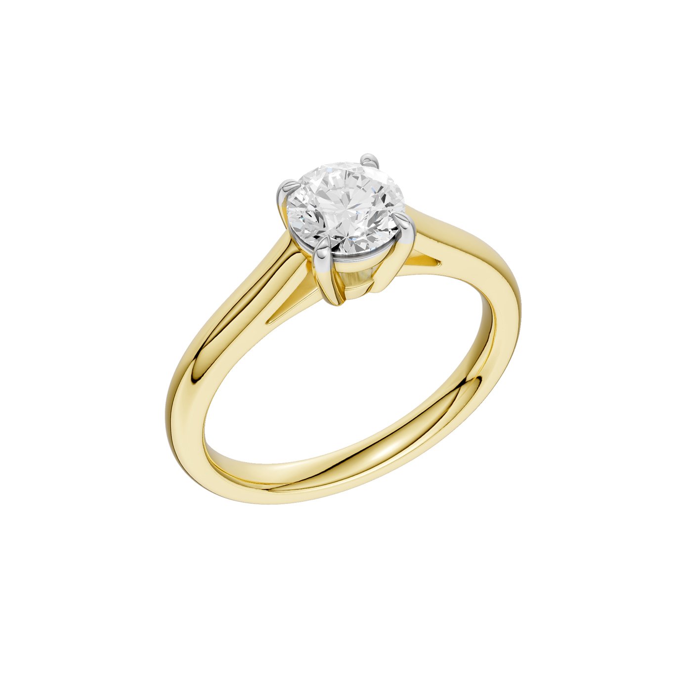 Portman Engagement Ring in 18k Yellow Gold alternate view